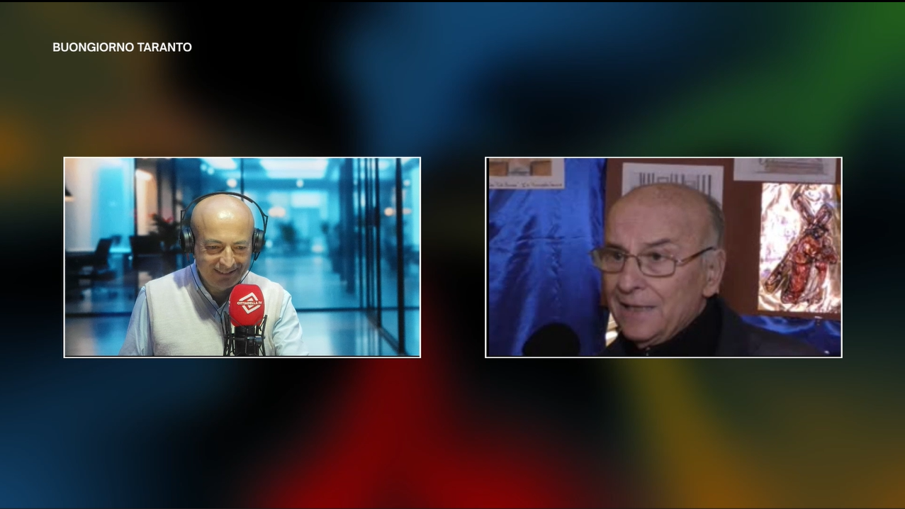 professore Antonio Fornaro, ospite in video per condividere il valore profondo delle tradizioni tarantine legate alla Vigilia di Natale.