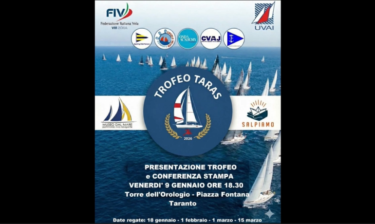 Presentazione Trofeo Taras Oggi ore 18:30