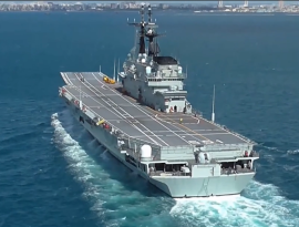 Garibaldi addio: la portaerei lascia Taranto per l’Indonesia