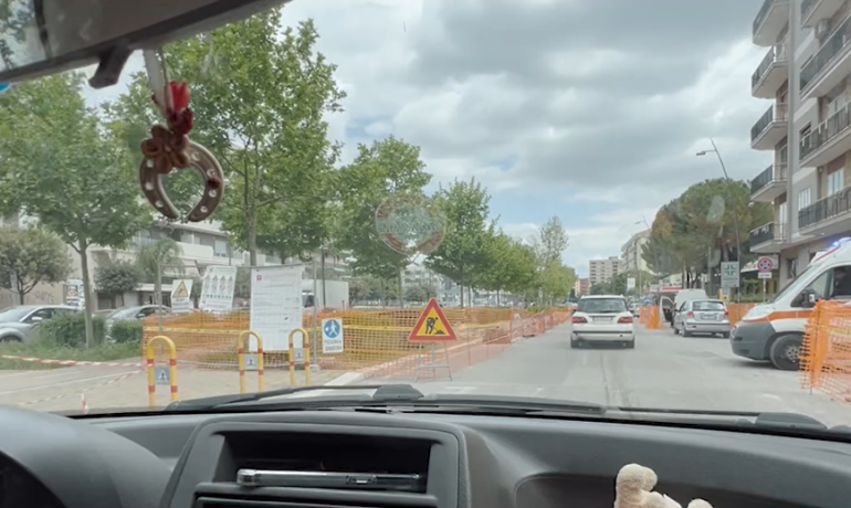Taranto rallenta: città a 14 km/h