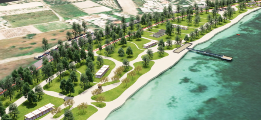 Praia a Mare: il parco dei rendering e dei bluff