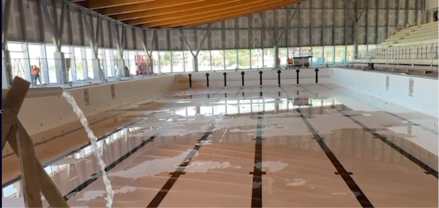 Stadio del nuoto: si riempiono le vasche