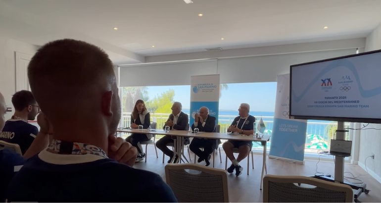 San Marino ai XX Giochi del Mediterraneo 2026
