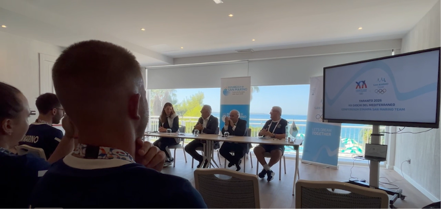 San Marino ai XX Giochi del Mediterraneo 2026