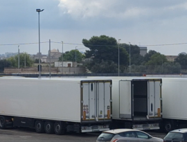 Il tracollo dell'autotrasporto