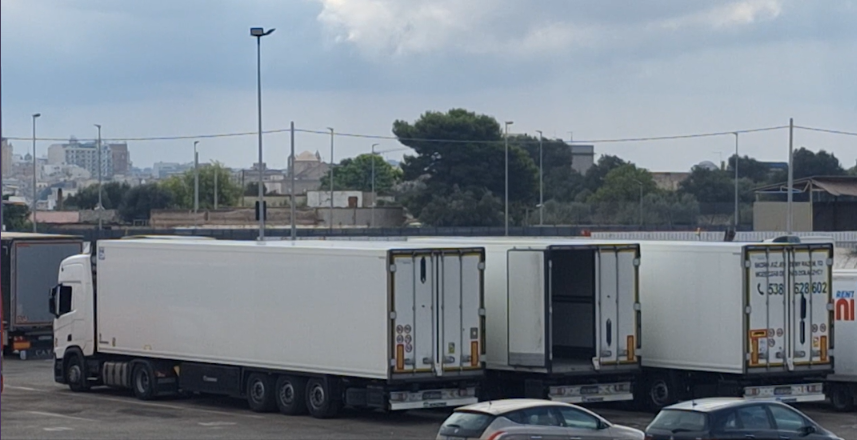 Il tracollo dell'autotrasporto